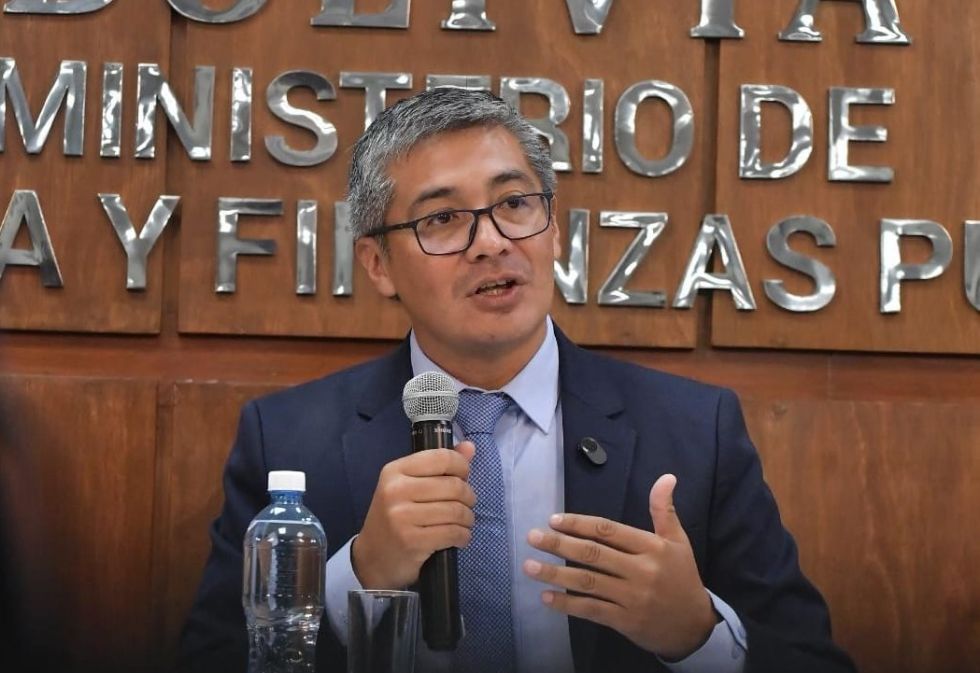 El ministro de Economía, José Gabriel Espinoza. 