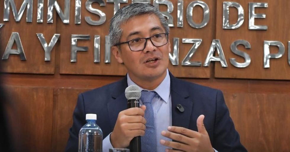 José Gabriel Espinoza, ministro de Economía.