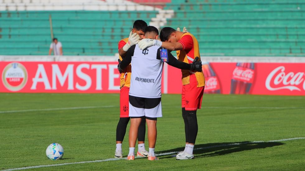 Minutos previos al partido.