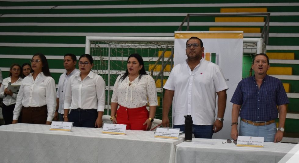 Autoridades del Tribunal Electoral Departamental de Santa Cruz. 