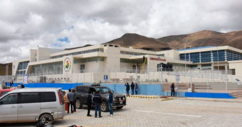 El paciente menor de edad fue trasladado del municipio de Pocoata la noche del miércoles al Hospital Madre Obrera de Llallagua.
