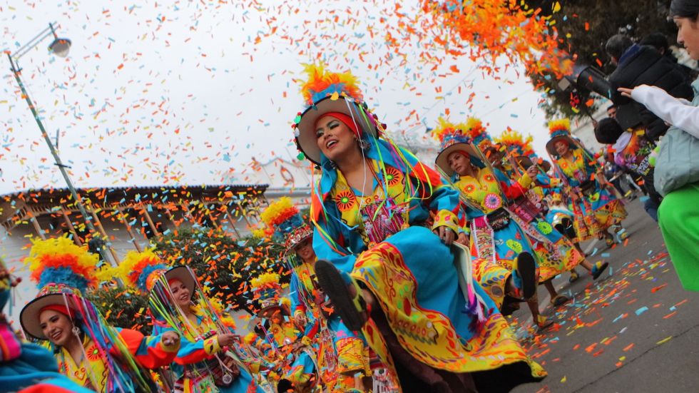 Tinkuy Atipay en la Entrada de la Virgen de Guadalupe. 