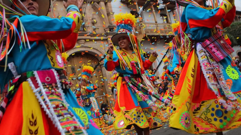 Tinkuy Atipay en la Entrada de la Virgen de Guadalupe. 